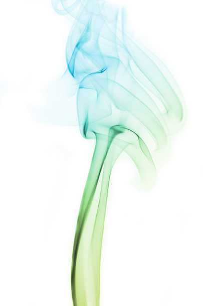 Kleurrijke rook van joss stick - Foto, afbeelding