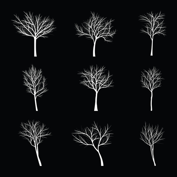 枯れた枝が付いている木 - ベクター画像