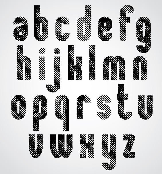 Grunge mystique font - Vector, afbeelding
