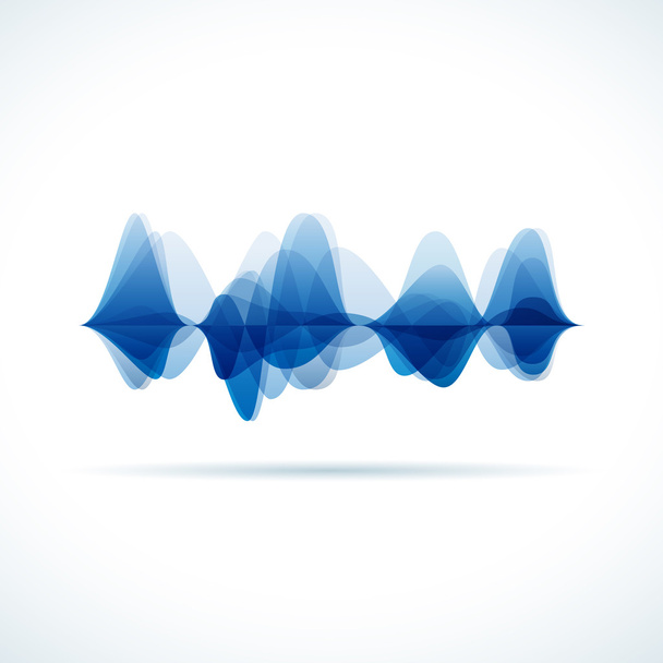 Vektorové audio & zvukové vlny - Vektor, obrázek