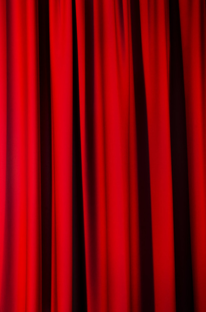 Red curtains as a background - Φωτογραφία, εικόνα
