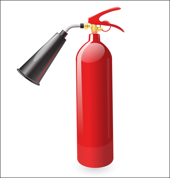 Fire extinguisher vector illustration - Вектор,изображение