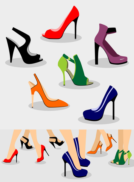 Shoes Set - Vector, Image