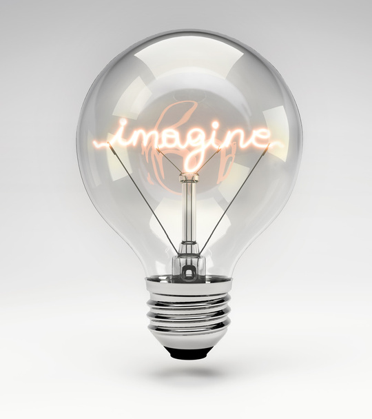 Ampoule conceptuelle (Set) - Imaginez
 - Photo, image