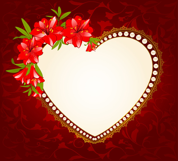 Hearts on the background - Vecteur, image