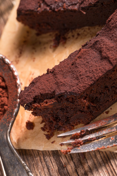 tasty Chocolate brownie - Foto, afbeelding