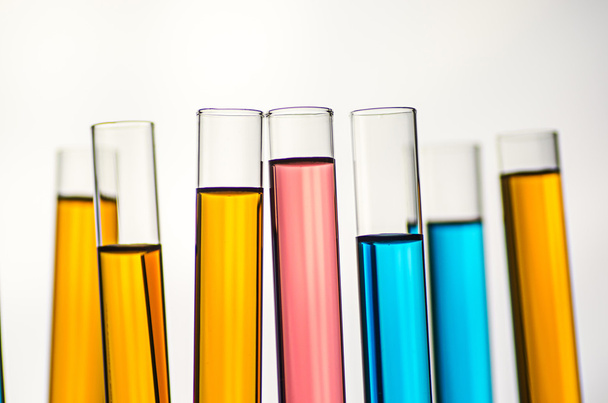 science laboratory test tubes - Foto, immagini