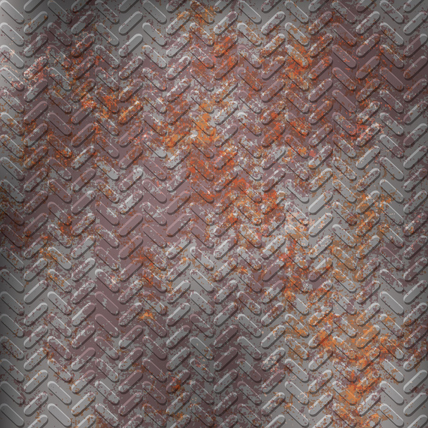 rusty grey metall texture - Vektor, kép