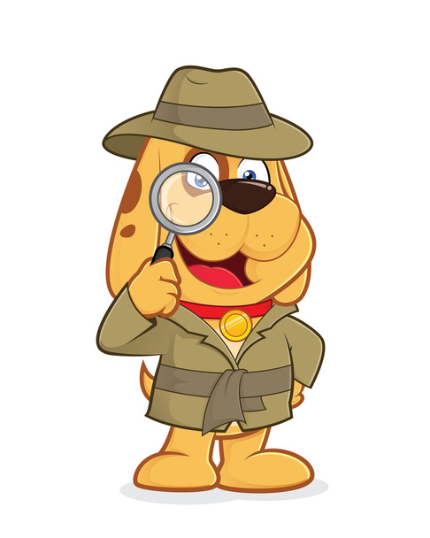 детектив собака
 - Вектор, зображення