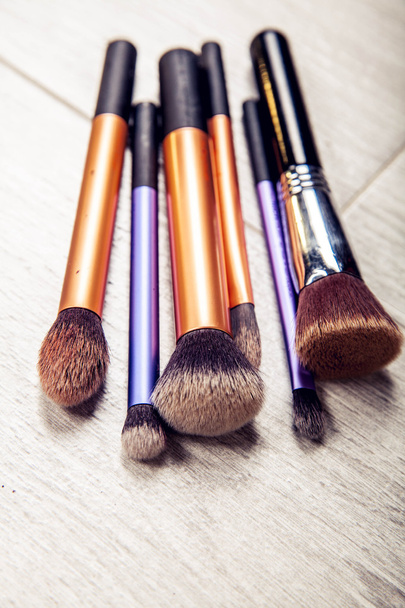 collection of make-up brushes - Fotografie, Obrázek