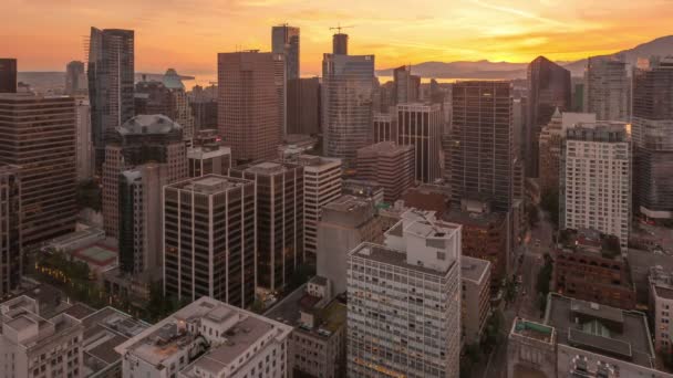 Krásné panoráma města Chicaga při západu slunce - Záběry, video