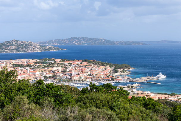 View down to Palau in Sardinia - Foto, Bild