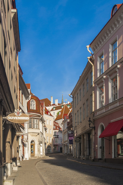 middle ages street in old town - Photo, Image