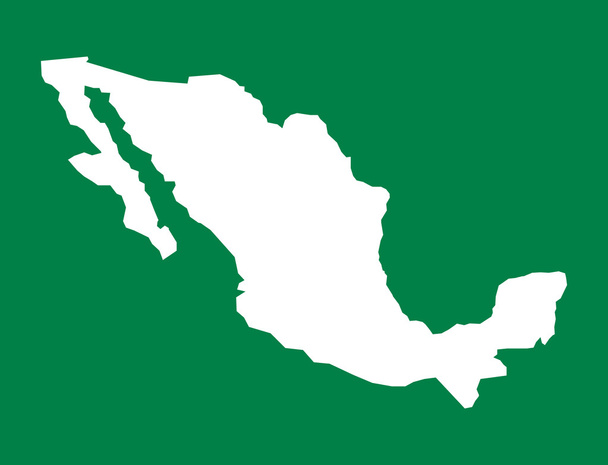 México Mapa
 - Vector, Imagen