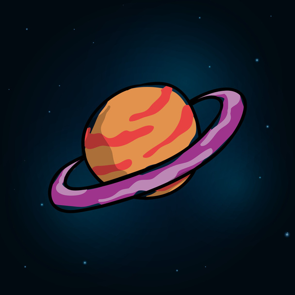 Иконка планеты
  - Вектор,изображение