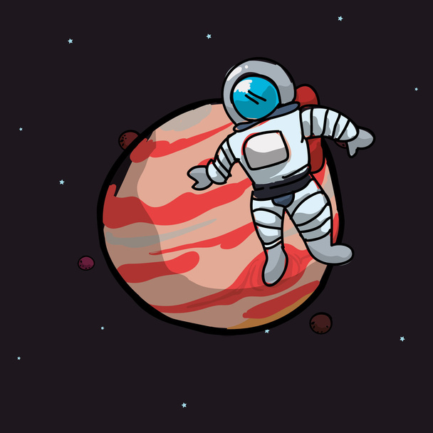 diseño del astronauta
  - Vector, imagen