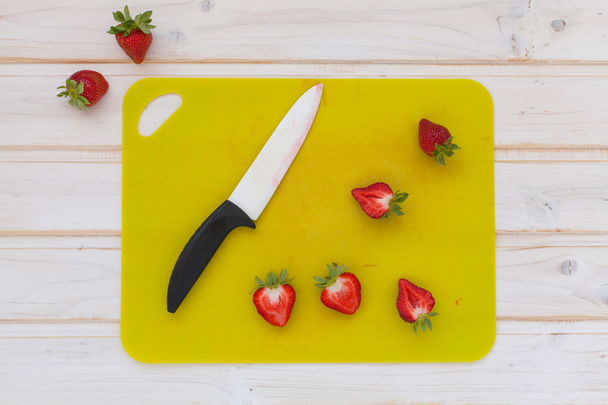 fresh strawberries - Foto, Bild