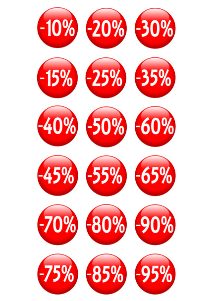 Discount web buttons - Photo, Image