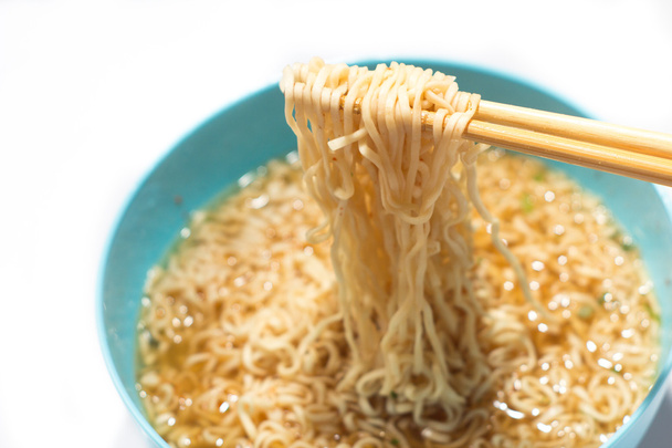Noodles in the chopsticks - Photo, Image
