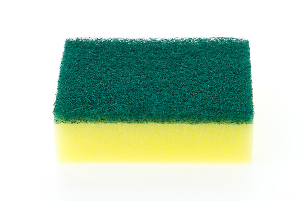 green and yellow Sponge - Φωτογραφία, εικόνα