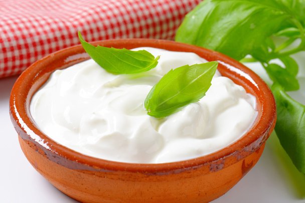white yogurt - Photo, Image