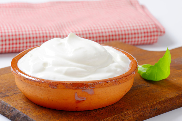 bílý jogurt - Fotografie, Obrázek