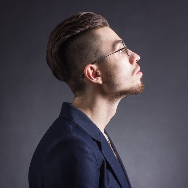 moda hipster adam gözlük - Fotoğraf, Görsel