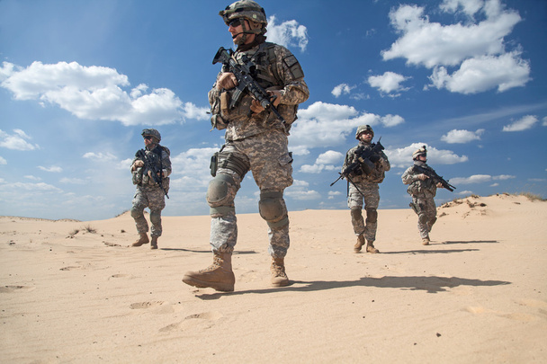 infantrymen in action - Photo, Image