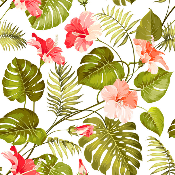 Tropical flower. - Vector, Image