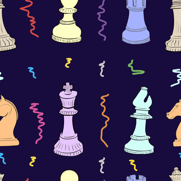 Kolor szachy - Wektor, obraz