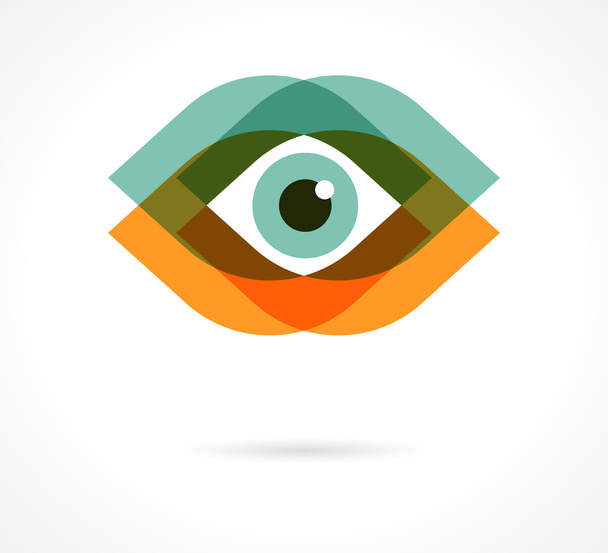 Набір барвистих піктограм очей
  - Вектор, зображення