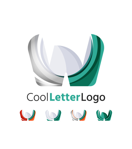 W letter company logos. - Photo, Image