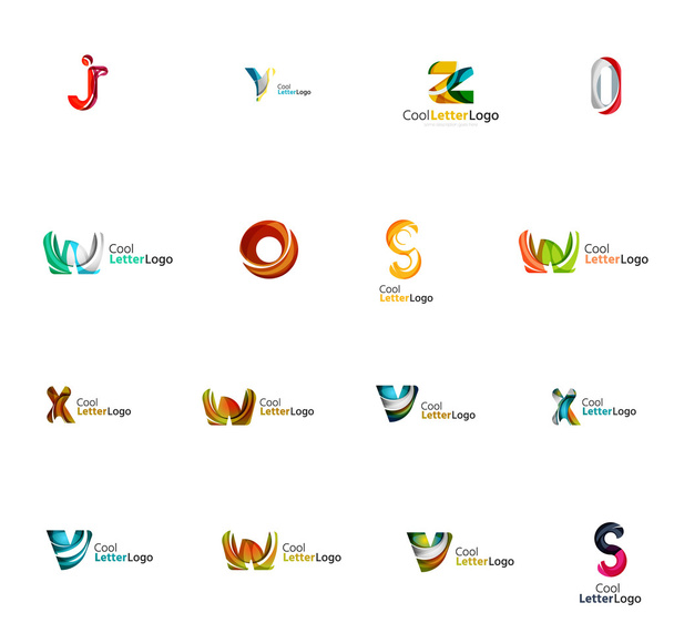 Evrensel şirket logosu fikirler kümesi, - Fotoğraf, Görsel