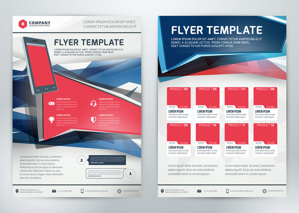 Vector Business Flyer Template for Business Purpose - Vector, Image
