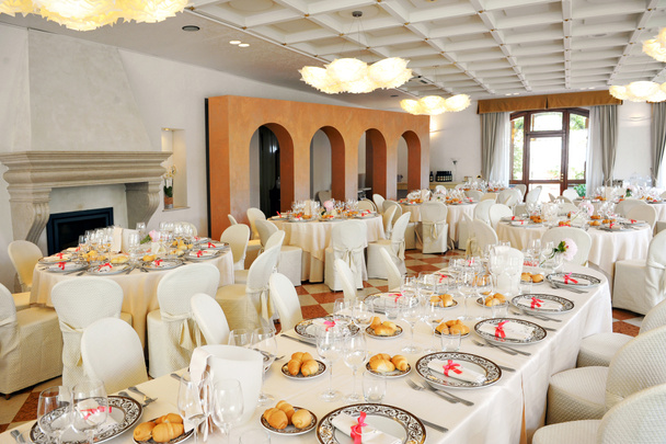 Indoors wedding reception venue - Photo, Image