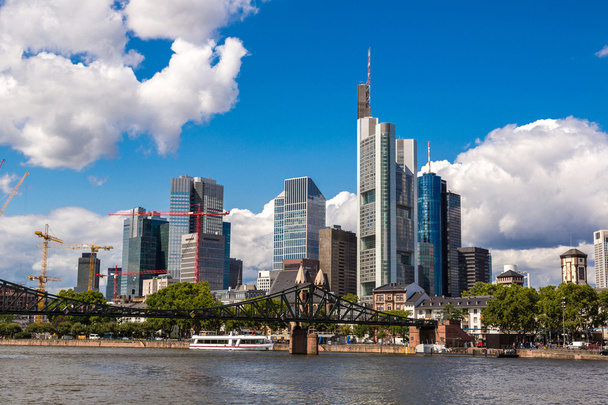 financial district in Frankfurt - Foto, Imagen