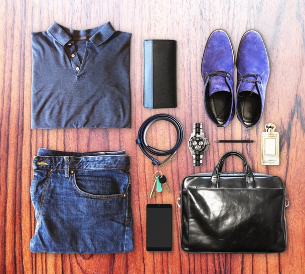 men's clothing and accessories - Fotoğraf, Görsel