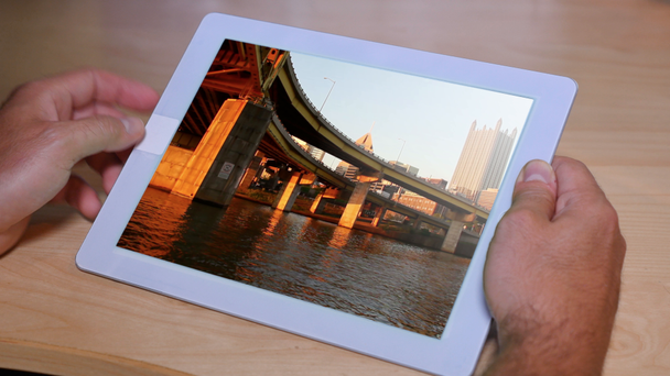 4K Photo Album on an iPad - Footage, Video