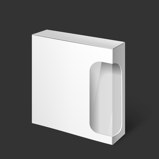White Package Box. Mockup Template  - Vecteur, image