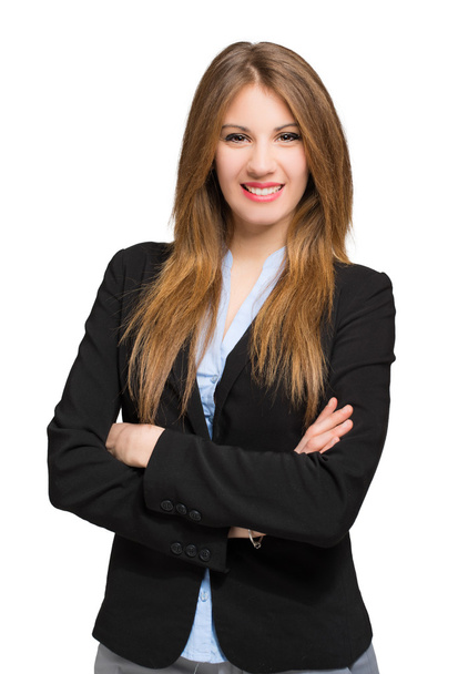 smiling young businesswoman - Foto, imagen