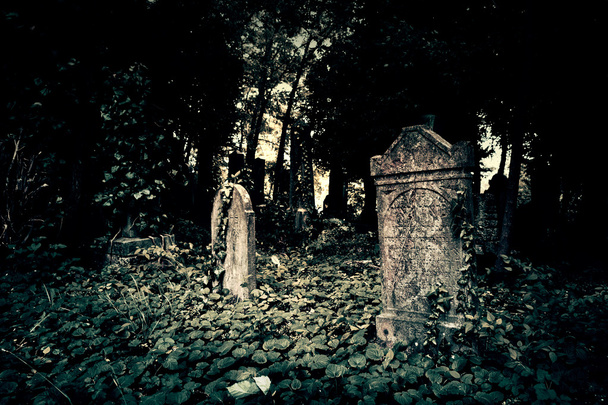 Vanha retro hautausmaa
 - Valokuva, kuva