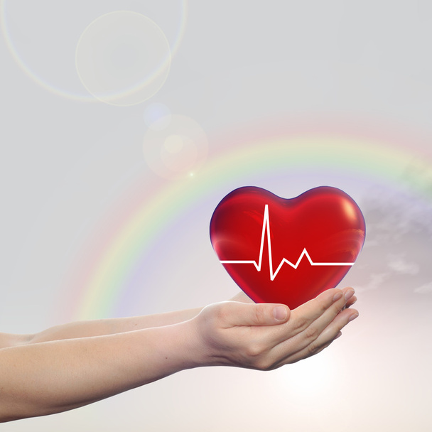 insan kalp işareti - Fotoğraf, Görsel