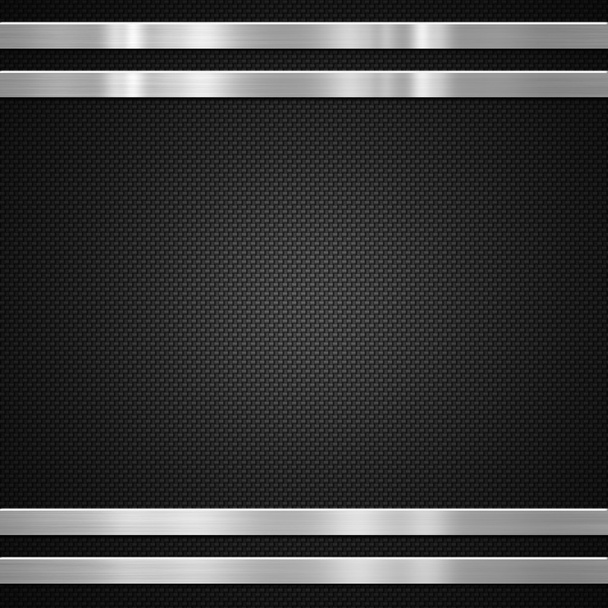 Metal bars on carbon background - Photo, Image