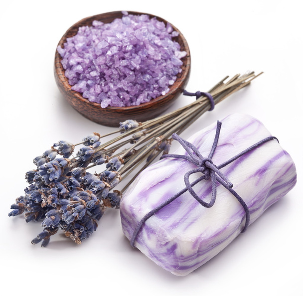 Lavender soap. - Foto, Imagen