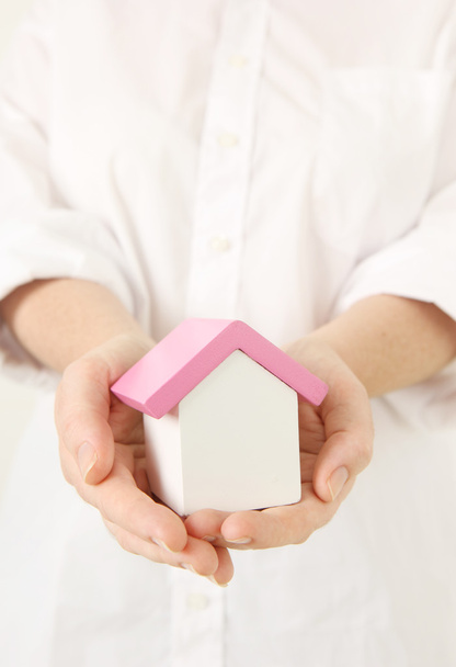 house model in hands - Photo, Image