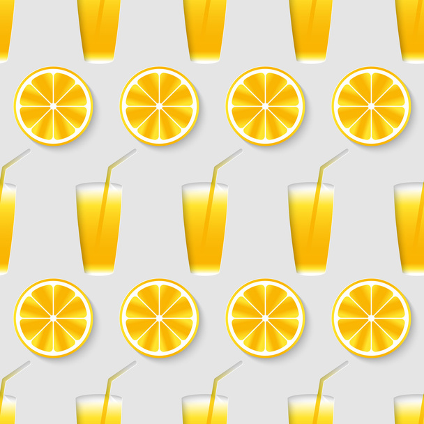 wzór z wymieszać sok pomarańczowy kolor. - Wektor, obraz