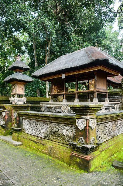 Hindoeïstische tempel in de monkey forest, bali, Indonesië - Foto, afbeelding
