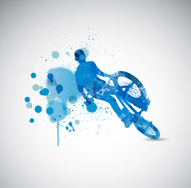 BMX rider ілюстрація
 - Фото, зображення
