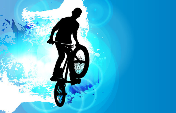 BMX rider ilustración
 - Foto, Imagen