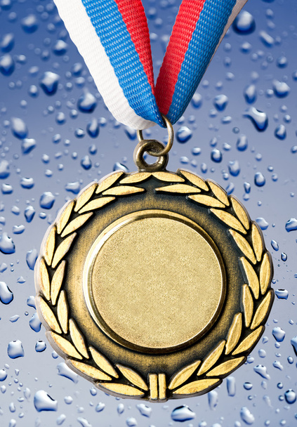 medal metal tricolor wstążki - Zdjęcie, obraz